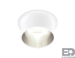 Встраиваемый точечный светильник TN200 WH/CH белый/хром GU5.3 D68*55 - цена и фото