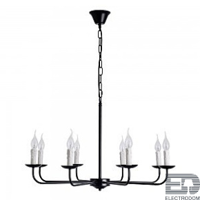 Люстра подвесная Arte Lamp Graff A1857LM-8BK - цена и фото