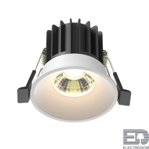 Встраиваемый светодиодный светильник Maytoni Round DL058-7W3K-W - цена и фото