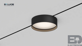 ST670.446.12 Магнитный трековый светильник Черный LED 1*12W 4000K 500Lm Ra>80 100° IP20 D113xH34 24V - цена и фото