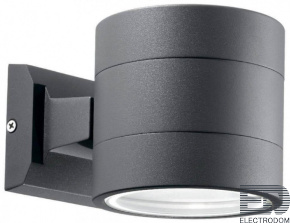 Уличный настенный светильник Ideal Lux Snif Ap1 Round Antracite 061467 - цена и фото
