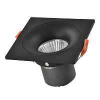 ST259.448.10 Встраиваемый светильник Черный LED 1*10W 4000K 700Lm Ra>90 60° IP44 L100xW100xH66 85-265V - цена и фото