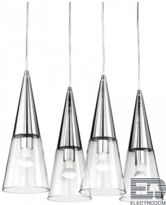 Подвесной светильник Ideal Lux Cono SP3 Cromo 112367 - цена и фото