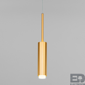 Подвесной светодиодный светильник Eurosvet Dante 50203/1 LED матовое золото - цена и фото
