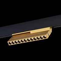 ST LUCE ST805.236.12 Магнитный трековый светильник Золотистый LED 1*12W 3000K 450Lm Ra&gt;90 36° IP20 L220xW22xH117 48VV - цена и фото