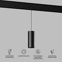 Elektrostandard 85073/01 Slim Magnetic Умный трековый светильник 15W 2700-6500K Dim Amend (чёрный) - цена и фото