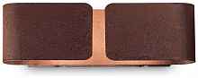 Настенный светильник Ideal Lux Clip AP2 Small Corten 187365 - цена и фото Настенный светильник Ideal Lux Clip AP2 Small Corten 187365 - цена и фото