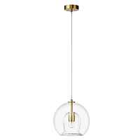 Подвесной светильник Crystal Lux Luisa SP1 Brass/Transparent - цена и фото