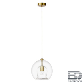 Подвесной светильник Crystal Lux Luisa SP1 Brass/Transparent - цена и фото