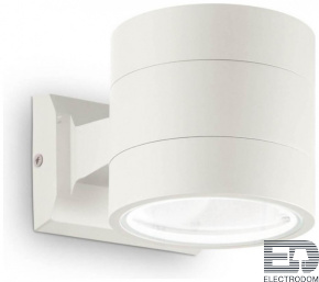 Уличный настенный светильник Ideal Lux Snif Ap1 Round Bianco 144283 - цена и фото