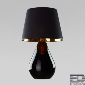 TK Lighting Настольная лампа с абажуром 5454 Lacrima Black - цена и фото