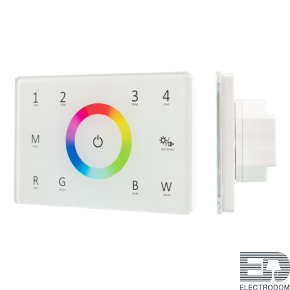 Панель Sens SMART-P85-RGBW White (230V, 4 зоны, 2.4G) Arlight 028404 - цена и фото