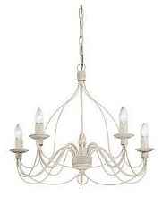 Подвесная люстра Ideal Lux Corte SP5 Bianco Antico 005881 - цена и фото Подвесная люстра Ideal Lux Corte SP5 Bianco Antico 005881 - цена и фото