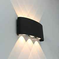 Уличный светильник настенный Arte Lamp BOSTO A3722AL-2BK