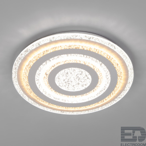 Светодиодный потолочный светильник с пультом управления Eurosvet Puff 90161/1 белый (a044732) - цена и фото
