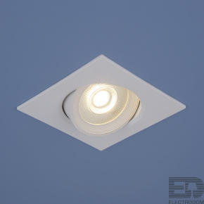 Встраиваемый точечный светодиодный светильник Elektrostandart 9915 LED 6W WH белый - цена и фото