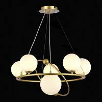 EVOLUCE SLE2210-203-06 Люстра подвесная Золотой/Белый G9 6*5W - цена и фото