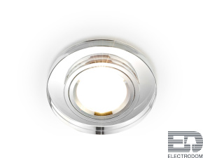 Встраиваемый потолочный точечный светильник 8060 CL хром MR16 D90 mm - цена и фото