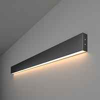 Настенный светодиодный светильник Elektrostandart 101-100-30-103 3000К черная шагрень - цена и фото