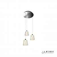 Подвесной светильник iLedex Flora WD8007-3 Хром - цена и фото