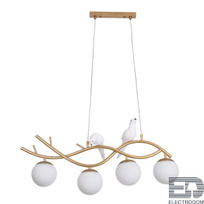 Подвесная люстра Arte Lamp Eltanin A3422SP-4GO - цена и фото