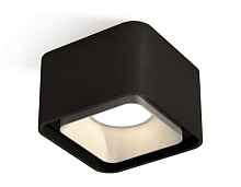 Комплект накладного светильника XS7833003 SBK/SSL черный песок/серебро песок MR16 GU5.3 (C7833, N7703) - цена и фото