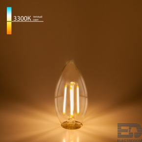 Светодиодная лампа Свеча 7W 3300K E14 (C35 прозрачный) BLE1411 - цена и фото
