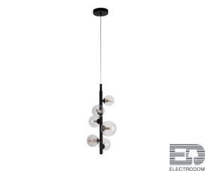 Kink Light 09408-6A,19 Люстра Иона черный d23 h120 G9 30W (4000K) (Led лампы в комплекте 4000К) - цена и фото