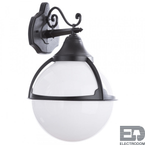 Уличный светильник настенный Arte Lamp Monaco A1492AL-1BK - цена и фото