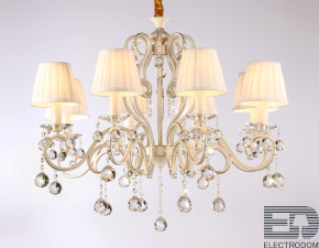 Подвесная люстра с абажурами и хрусталем TR4561 Traditional Ambrella light - цена и фото