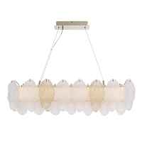 SL6135.233.01 Светильник подвесной ST-Luce золото/прозрачный, янтарный LED 1*24W 3000K - цена и фото