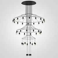 Люстра Via Wireflow Chandelier 0378 LED Suspension 42 lamp ImperiumLoft - цена и фото