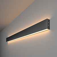 Настенный светодиодный светильник Elektrostandart 101-100-40-103 3000К черная шагрень - цена и фото