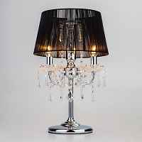 Декоративная настольная лампа Eurosvet Allata 2045/3T хром/черный (00000057136)