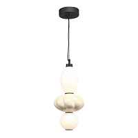 SL6134.413.01 Светильник подвесной ST-Luce черный/желтый, опаловый LED 1*18W 3000K - цена и фото