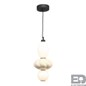SL6134.413.01 Светильник подвесной ST-Luce черный/желтый, опаловый LED 1*18W 3000K - цена и фото