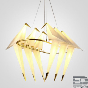 Люстра Origami Bird Chandelier 6 ImperiumLoft - цена и фото