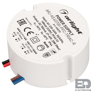 Arlight Блок питания ARJ-KE40700-PFC-TRIAC-R (28W, 700mA) (028270) - цена и фото