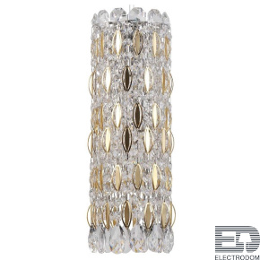 Подвесной светильник Crystal Lux Lirica LIRICA SP3 CHROME/GOLD-TRANSPARENT - цена и фото