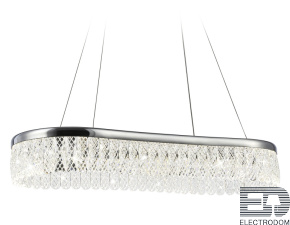 Подвесной светодиодный светильник с хрусталем<br /TR49733 CH хром 38W (Без ПДУ) - цена и фото
