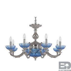 Подвесная люстра Bohemia Ivele 72209P/8/210 Ni P Aquamarine/M-1F - цена и фото