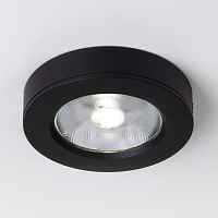 Накладной потолочный светодиодный светильник Чёрный DLS030