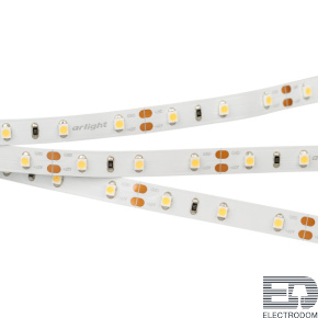 Светодиодная лента RT-A60-8mm 12V Warm2700 CRI98 (4.8 W/m, IP20, 2835, 5m) (Arlight, 4.8 Вт/м, IP20) - цена и фото