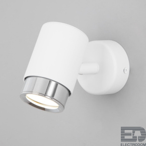 Eurosvet Настенный светильник 20124/1 белый/ хром - цена и фото