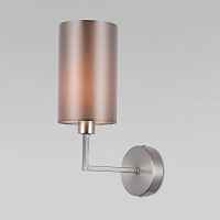 Eurosvet Настенный светильник с абажуром 60134/1 никель - цена и фото