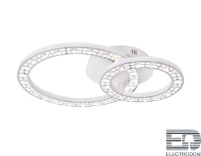 Потолочный светодиодный светильник с пультом FA160 WH белый 64W 600*440*120 (ПДУ РАДИО 2.4) - цена и фото