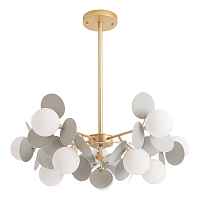 Люстра на штанге Arte Lamp PEACOCK A1369SP-10GY - цена и фото Люстра на штанге Arte Lamp PEACOCK A1369SP-10GY - цена и фото