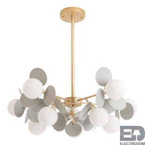 Люстра на штанге Arte Lamp PEACOCK A1369SP-10GY - цена и фото