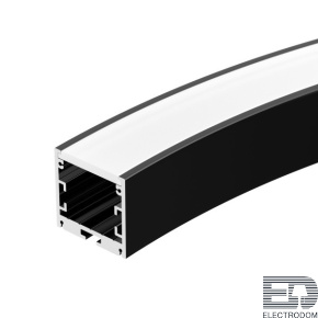 Профиль SL-ARC-3535-D800-A90 BLACK (630мм, дуга 1 из 4) Arlight 027638 - цена и фото