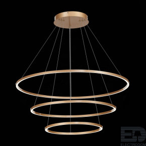 ST LUCE ST605.203.114 Cветильник подвесной SMART ST-Luce Золотистый/Белый LED 1*114W 2800-6500K - цена и фото